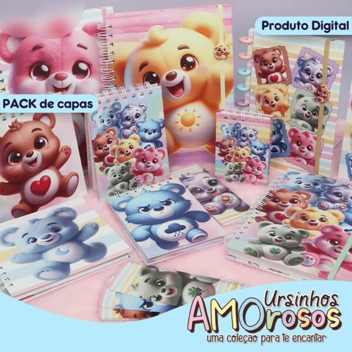 Arquivo Pack de Capas Ursinhos Amorosos  1