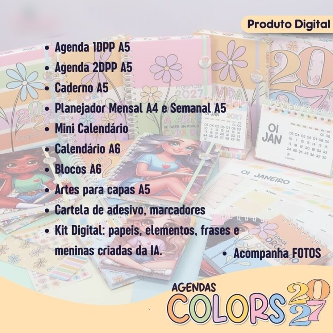 Arquivo Agenda Colors A5 2027  2