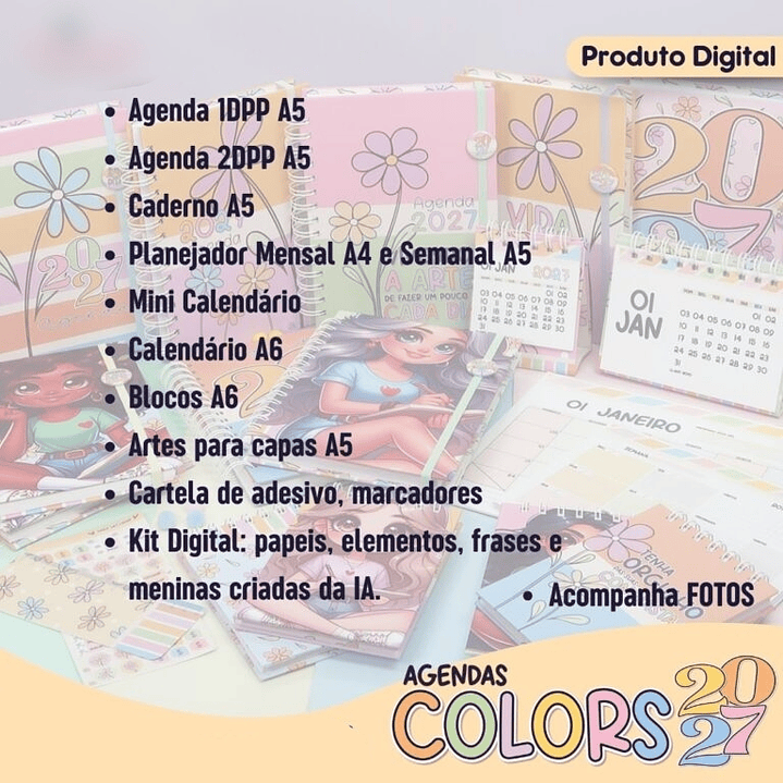 Arquivo Agenda Colors A5 2027  2