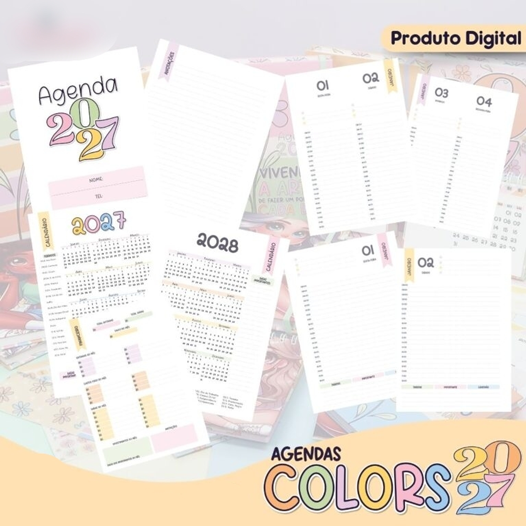 Arquivo Agenda Colors A5 2027  6
