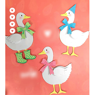 Arquivo de Corte Patinhos Bobos 