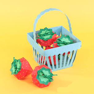 Arquivo de Corte Cestinha de Morango 