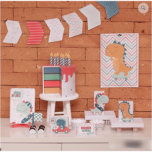 Arquivo de Corte Dino Party Printables