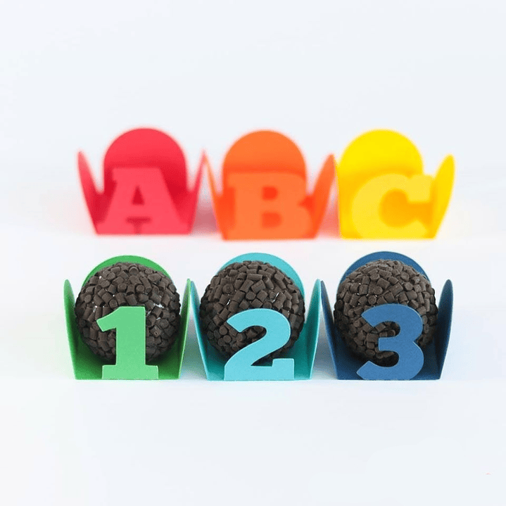 Arquivo de Corte Forminha Doce ABC 1