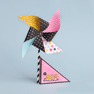 Arquivo de Corte Porta Guardanapo Catavento 