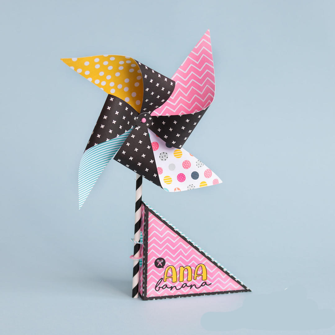 Arquivo de Corte Porta Guardanapo Catavento  1