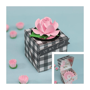 Arquivo de Corte Caixa Quadrada Abre e Fecha 