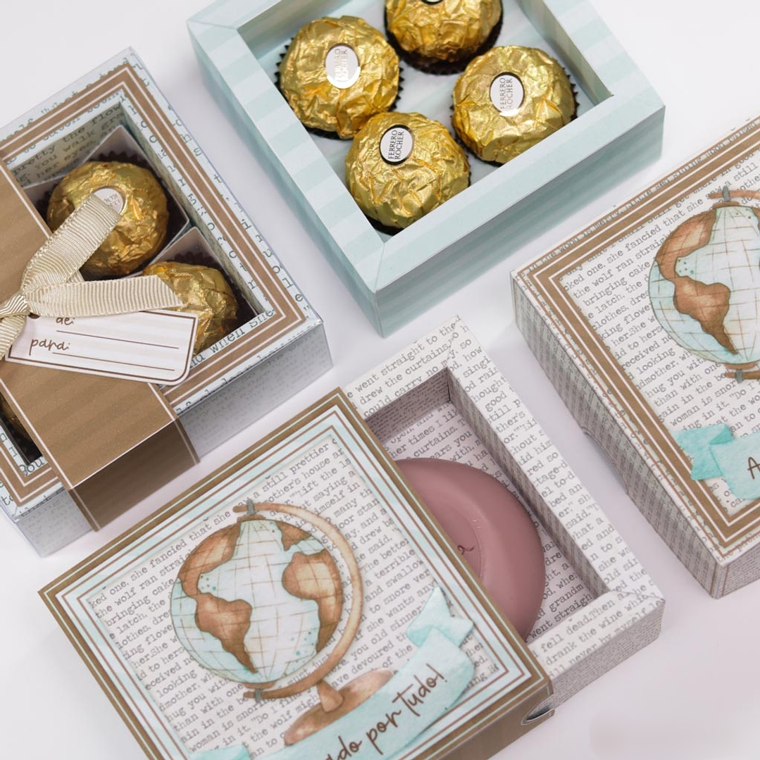 Arquivo de Corte Caixa Quatro Docinhos 1