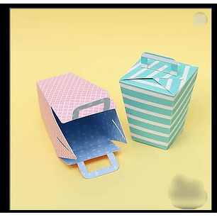 Arquivo de Corte Saco de Pipoca com Alça 