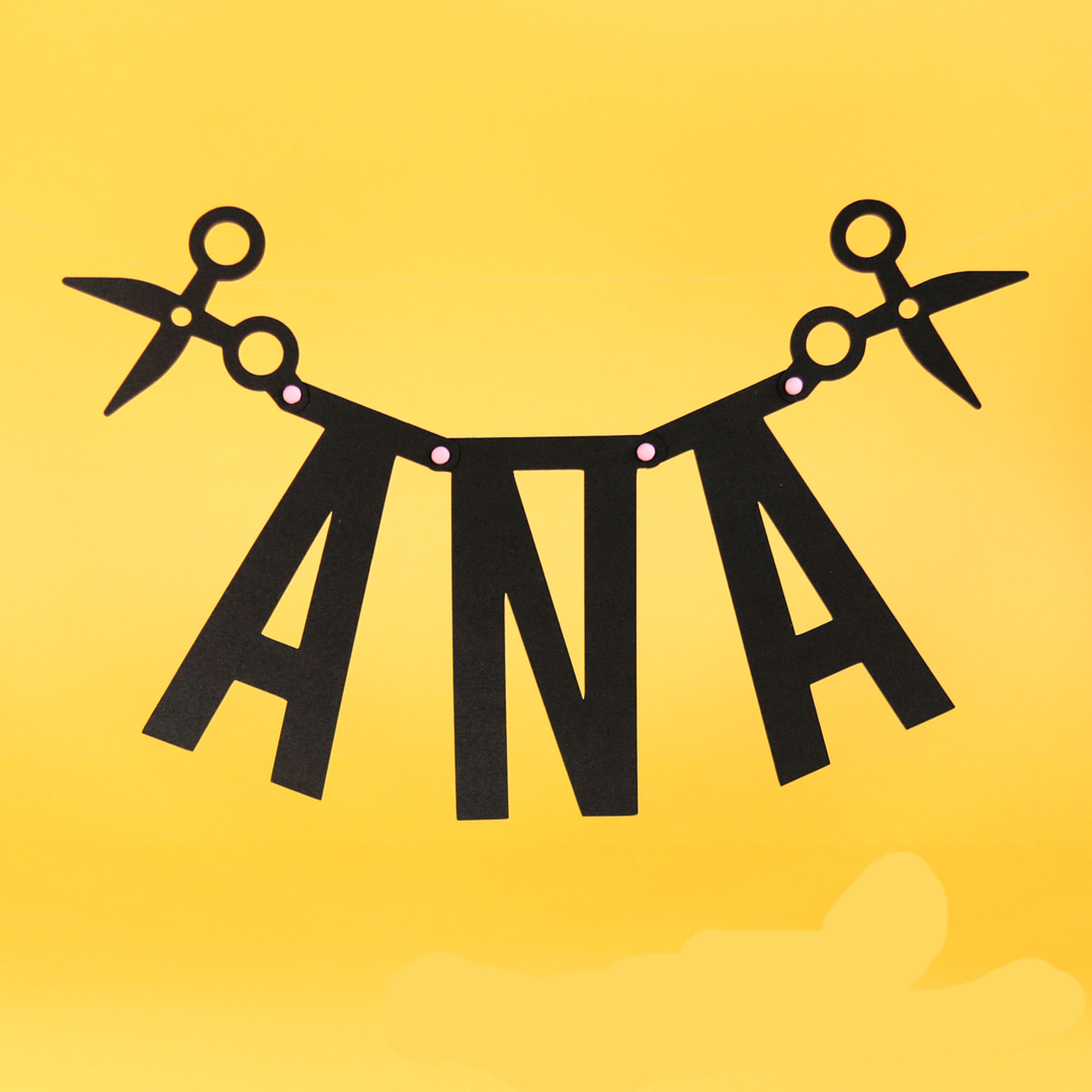 Arquivo de Corte Varal de Letras 1