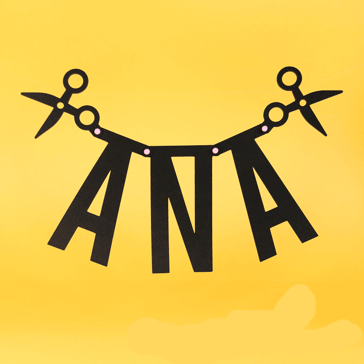 Arquivo de Corte Varal de Letras 1