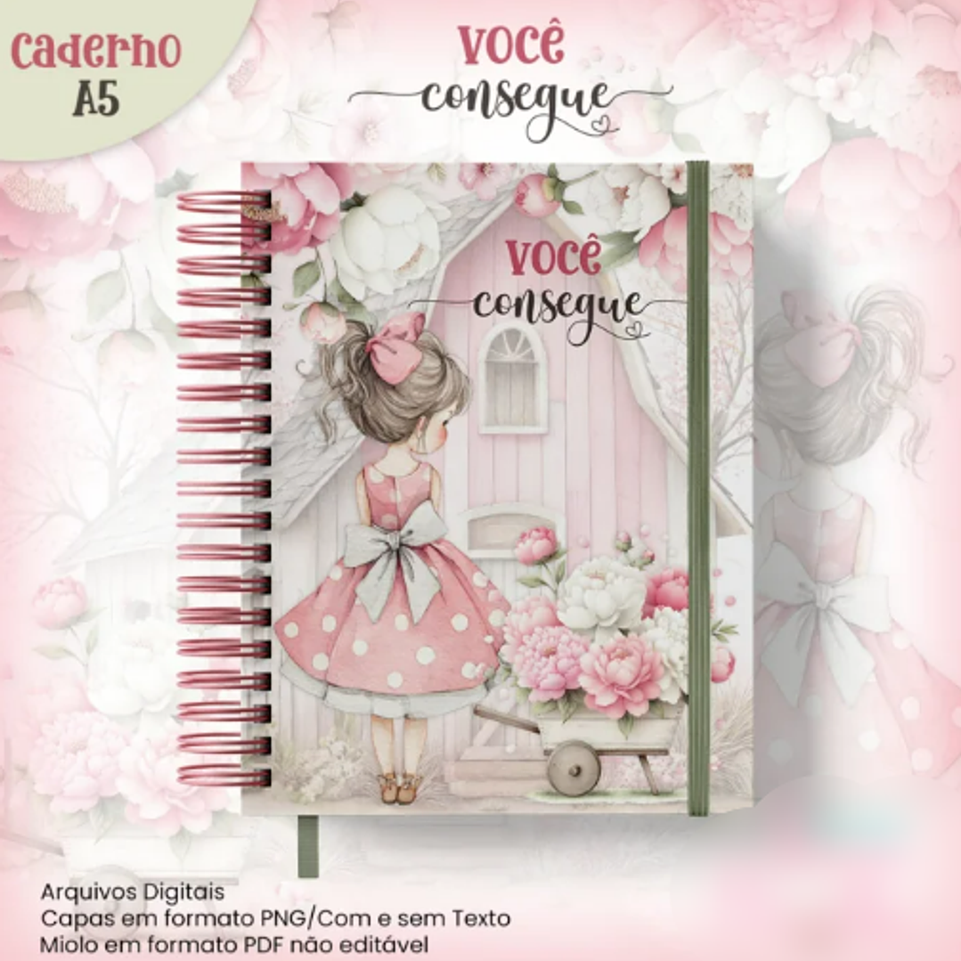 Arquivo Caderno A5 Pautado Você Consegue 1