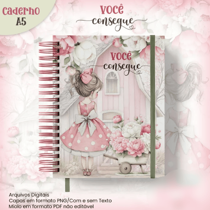 Arquivo Caderno A5 Pautado Você Consegue 1