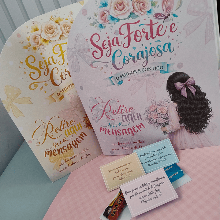 Arquivo Dia da Mulher Box Mensagem Forte e Corajosa  1