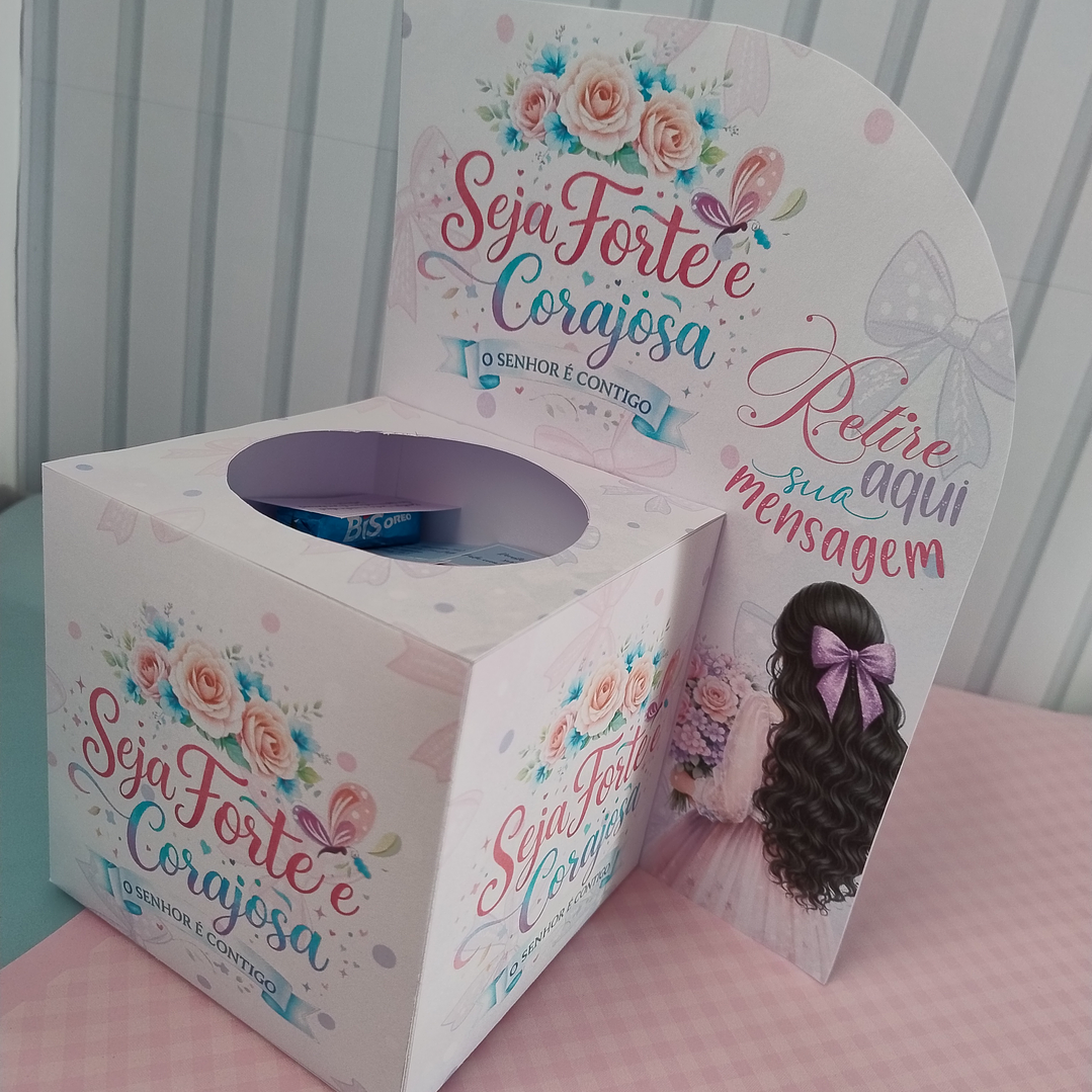 Arquivo Dia da Mulher Box Mensagem Forte e Corajosa  2