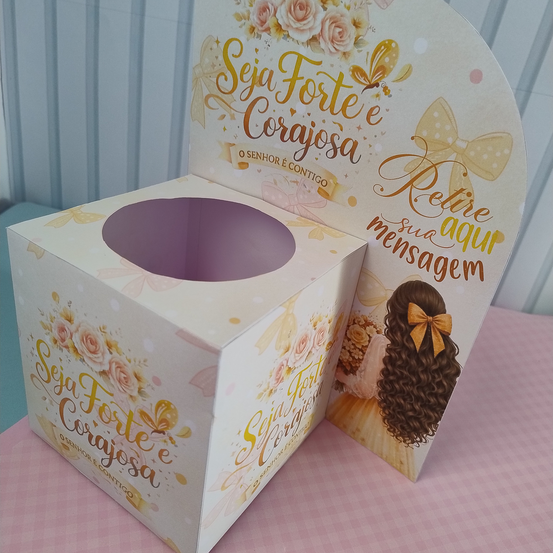 Arquivo Dia da Mulher Box Mensagem Forte e Corajosa  3