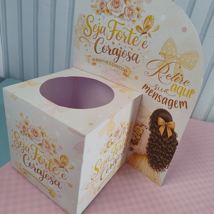 Arquivo Dia da Mulher Box Mensagem Forte e Corajosa  3