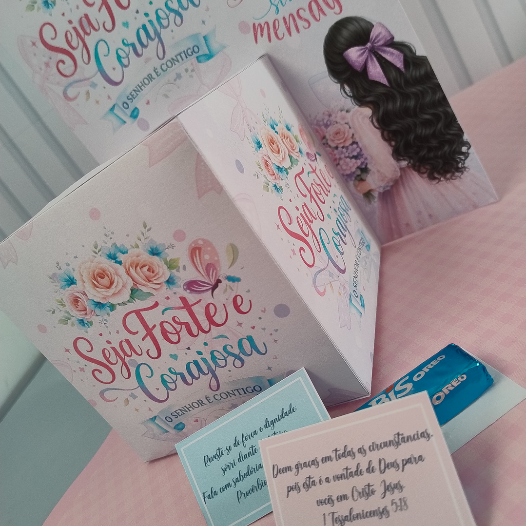 Arquivo Dia da Mulher Box Mensagem Forte e Corajosa  4