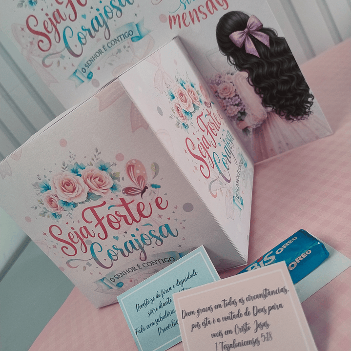 Arquivo Dia da Mulher Box Mensagem Forte e Corajosa  4