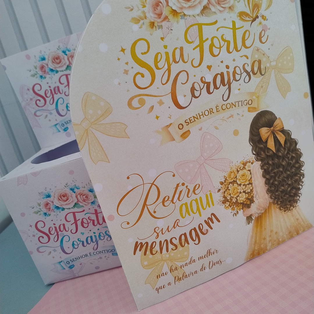 Arquivo Dia da Mulher Box Mensagem Forte e Corajosa  6