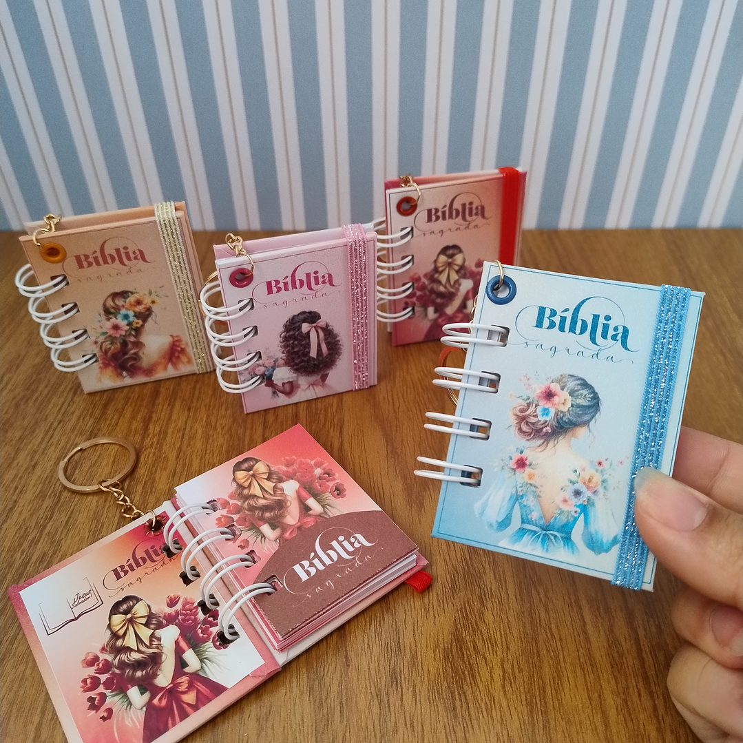 Arquivo Dia da Mulher Chaveiro Bíblia Floral 1