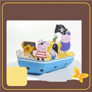 Arquivo de Corte Barquinho Pirata 