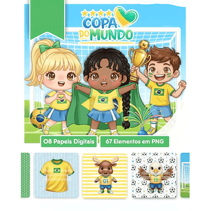 Kit Digital Copa do Mundo 2026
