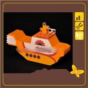 Arquivo de Corte Caixa Submarino 