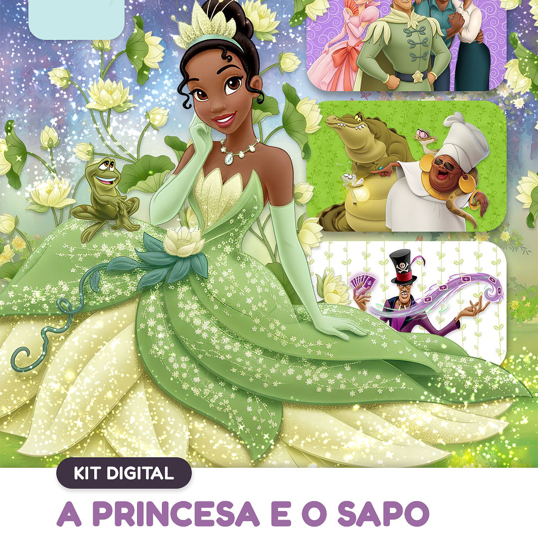Kit Digital A Princesa e o Sapo 1