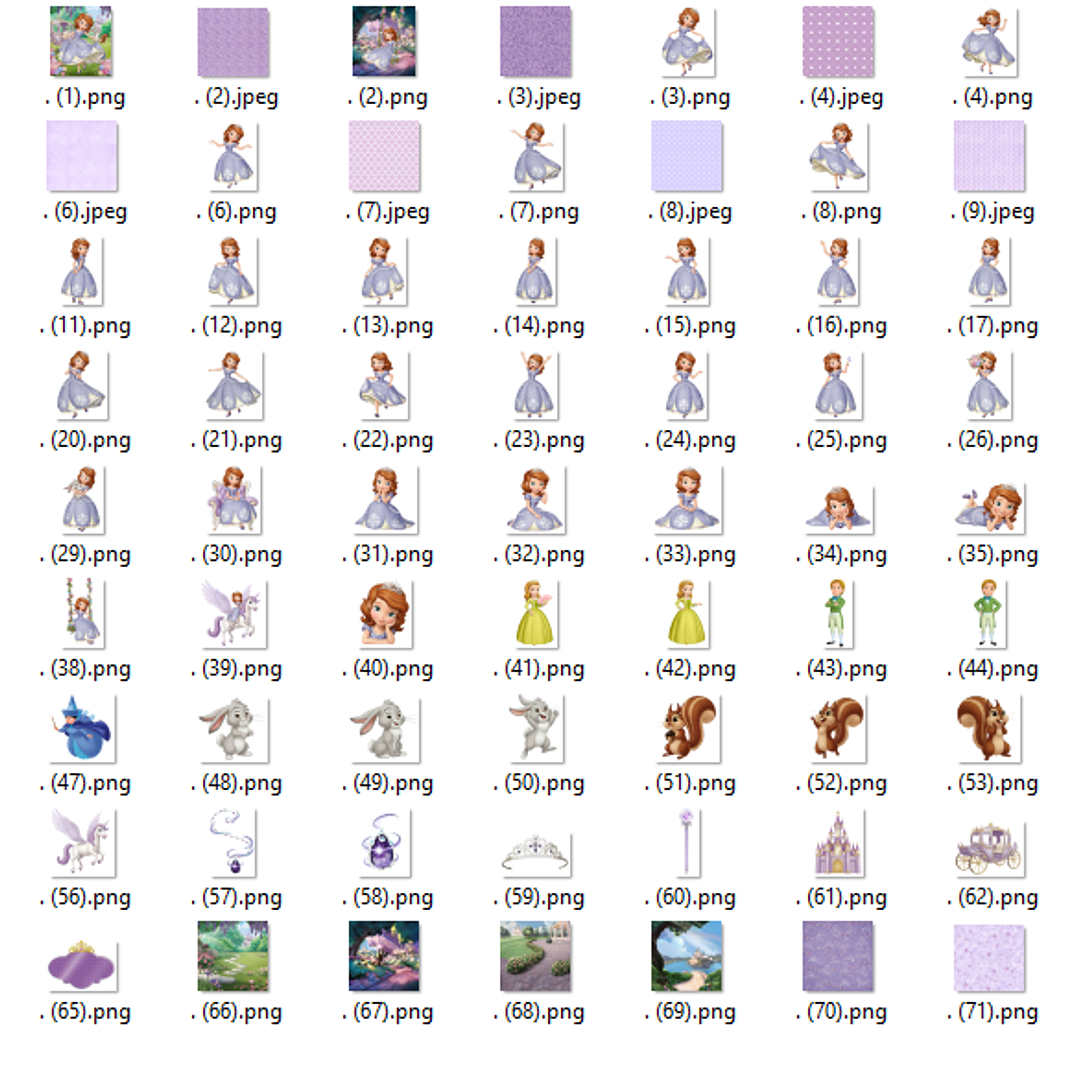 Kit Digital Princesinha Sofia  2