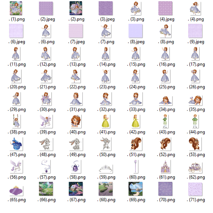 Kit Digital Princesinha Sofia  2