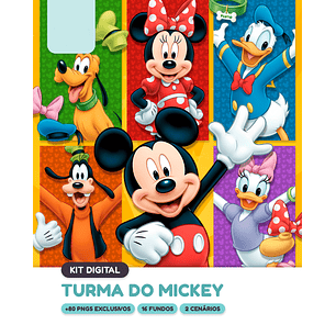 Kit Digital Turma do Mickey 