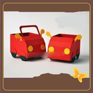 Arquivo de Corte Caixa Forminha Carrinho 