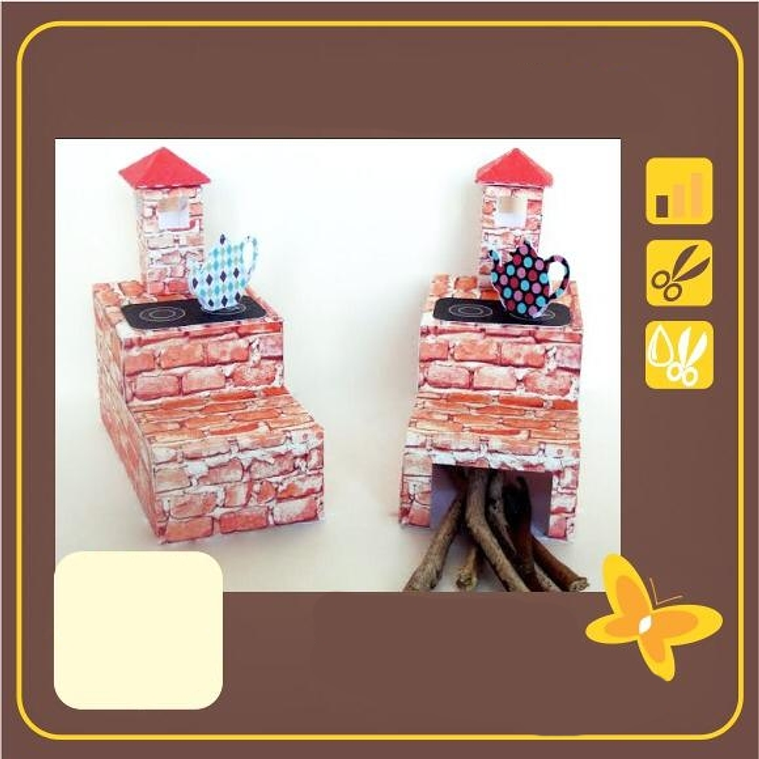 Arquivo de Corte Caixinha Forno a Lenha  1