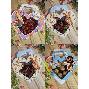 Arquivo Páscoa Cinta Coração de Acetato 