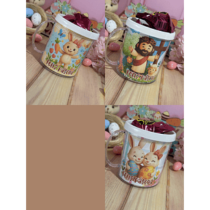Arquivo Páscoa Rótulo Caneca Acrílica 
