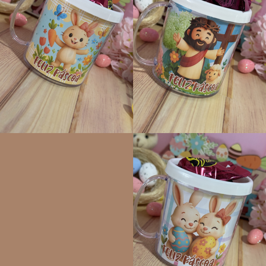 Arquivo Páscoa Rótulo Caneca Acrílica  1