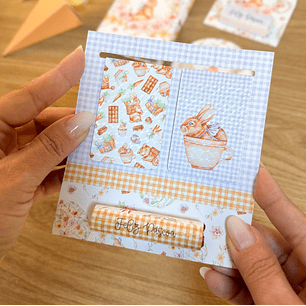 Arquivo Páscoa Card Marca Páginas Magnéticos 