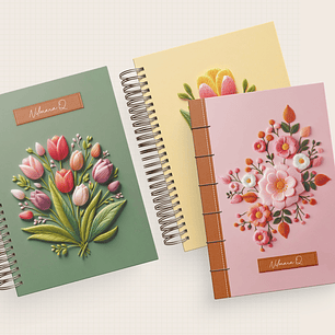 Arquivo Capas Flores e Bordados Dia Wire-o