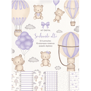 Kit Digital Sonhando Alto Lilás