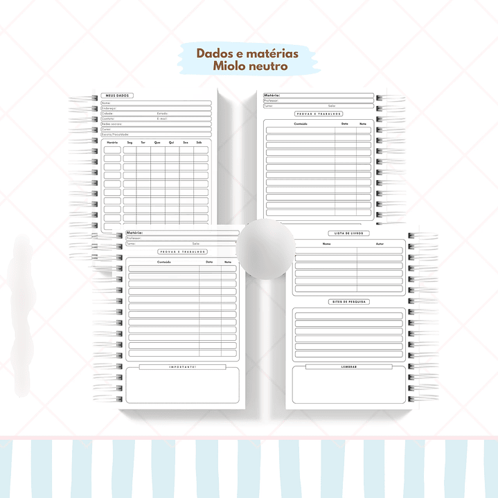 Arquivo Combo Cadernos + Bônus  3