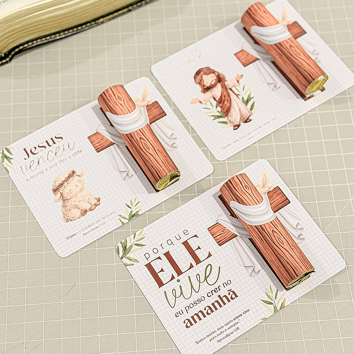 Arquivo Páscoa Card Batom  1