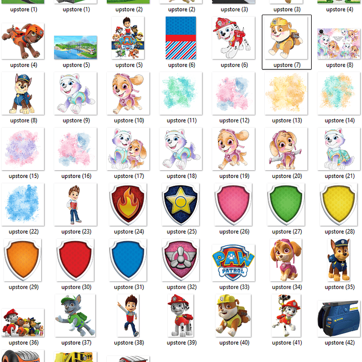 Kit Digital Patrulha Canina Aquarela 2