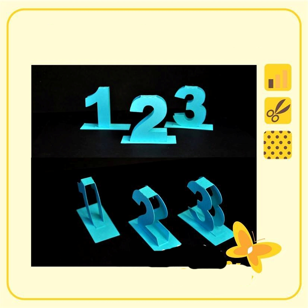 Arquivo de Corte Numeros 3D 1