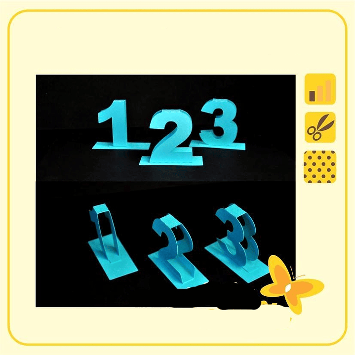 Arquivo de Corte Numeros 3D 1