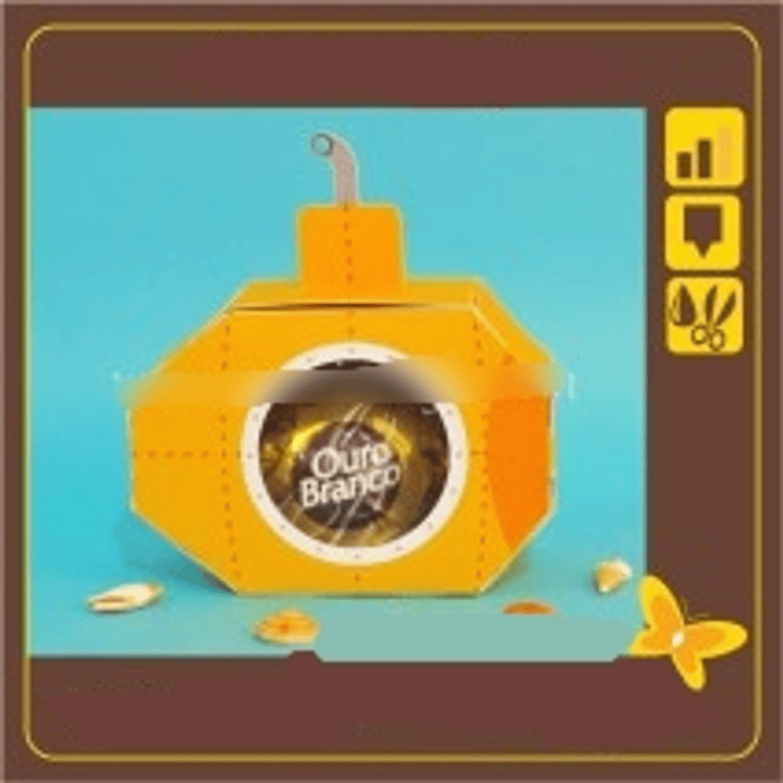 Arquivo de Corte Submarino Candy Box 1
