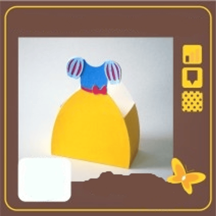 Arquivo de Corte Vestido Branca de Neve  1