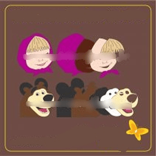 Arquivo de Corte Masha e o Urso Scrap 