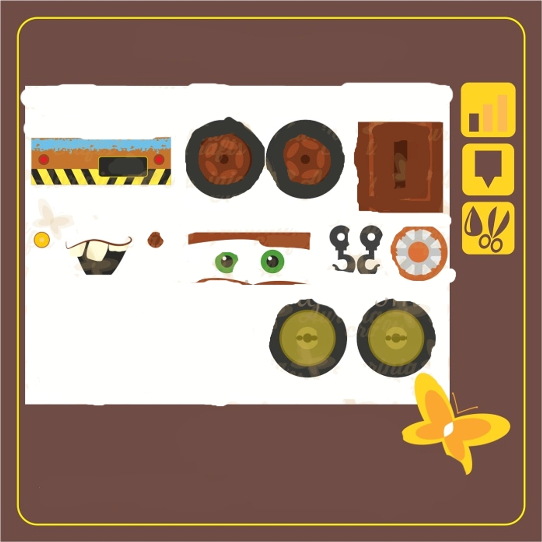 Arquivo de Corte Tow Mater 1