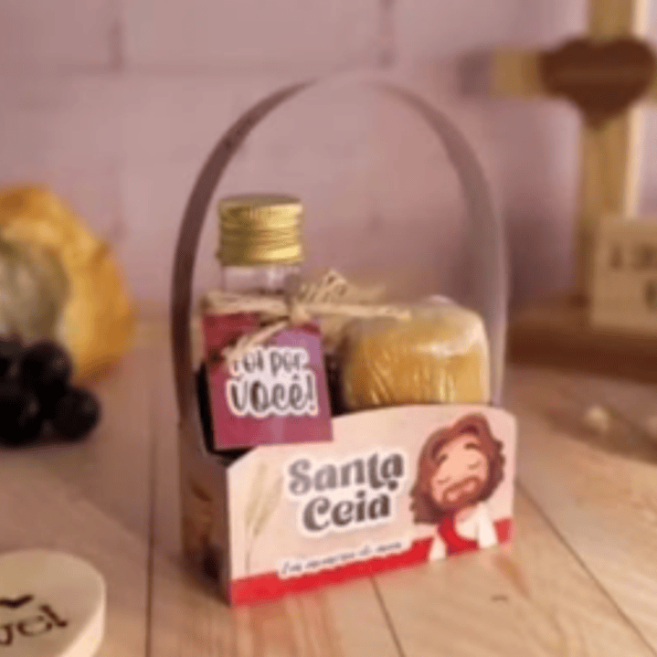 Arquivo Páscoa Cristã Cestinha Santa Ceia 1